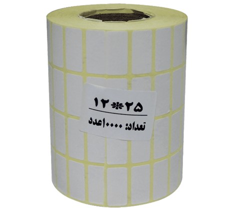 برچسب کاغذی 25*12