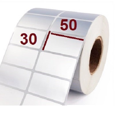 برچسب کاغذی 50*30