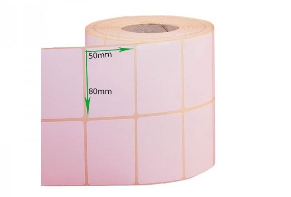 لیبل کاغذی مستطیلی 50 در 80، کاربردی در اکثر صنایع