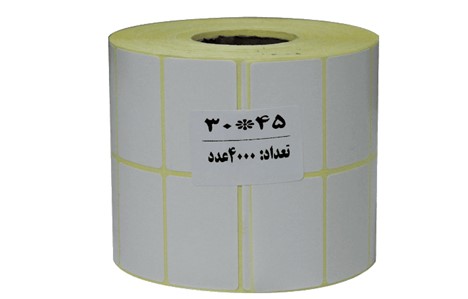 برچسب کاغذی 45*30